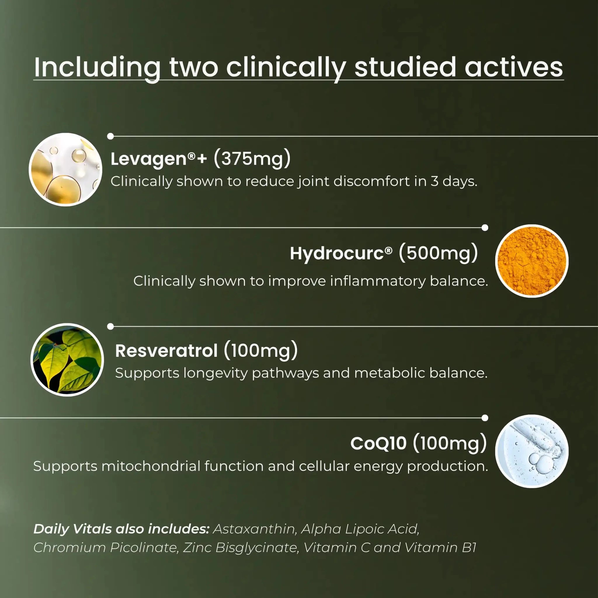 longevity supplement benefits
